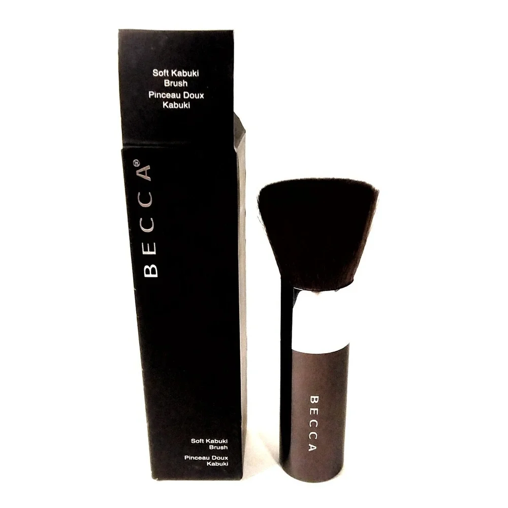 Becca‎ Full size Soft Kabuki Brush for Powder Foundation Applicator, Blush, GLOW